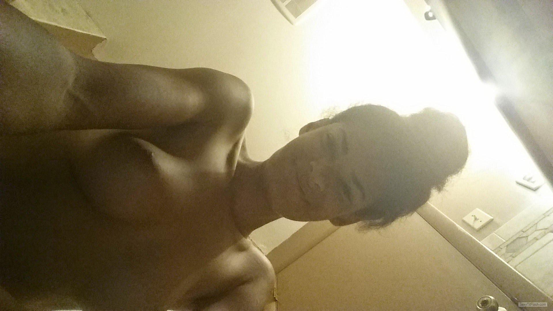 My Very small Tits Topless Selfie by Hot